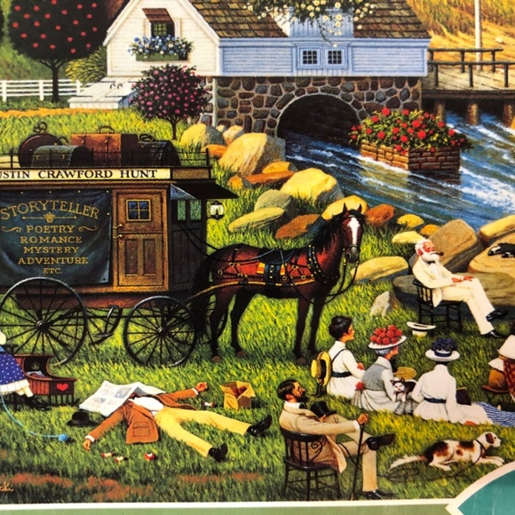 Buffalo Games Charles Wysocki ~ HOUNDS OF BASKERVILLE ~ 1000 Piece Puzzle - Picture 2 of 5